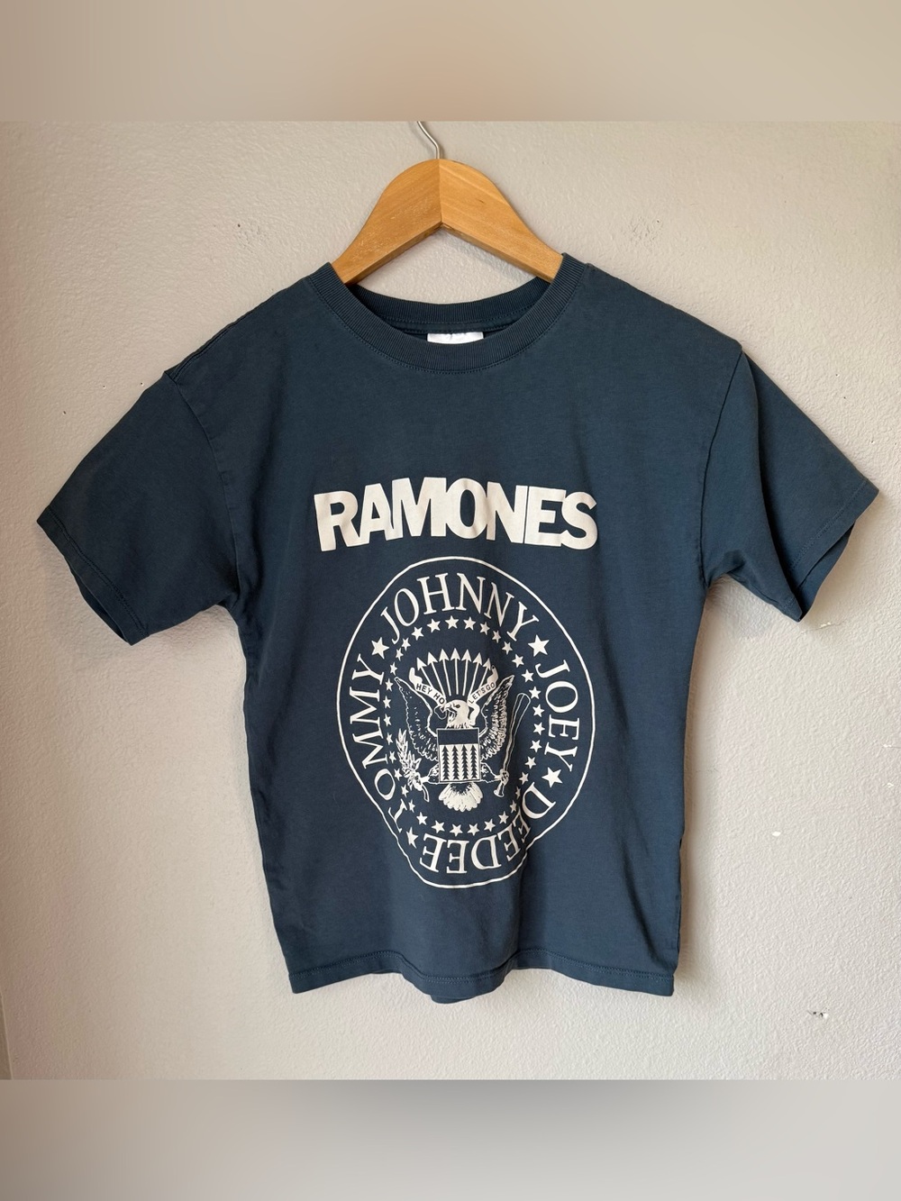 Cotton-On Kids Collab Ramones Short Sleeve T-Shirt Kids Size 9-10